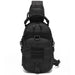 Tactical Chest Bag Waterproof Crossbody Sling - Black