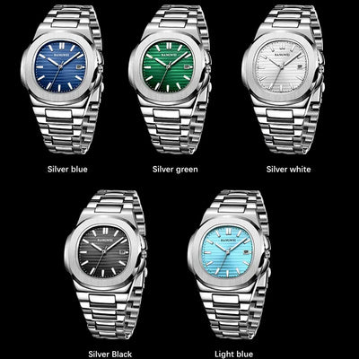Men Watch with Date Window Water Resistant Build