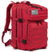 Rugged Outdoor Tactical Backpack with MOLLE System - Red