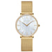 Elegant Watch with Numberless Dial And Mesh Bracelet - Zbwjj