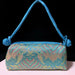 Shoulder Bag Embroidered Silk Floral Detailing - Color Seven