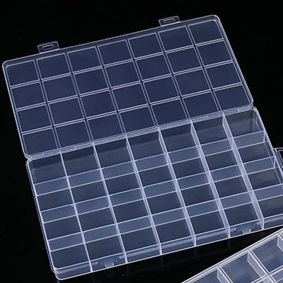 28-Grid Jewelry and Bead Organizer Box for Small Parts
