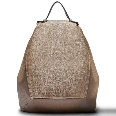 Backpack in Pebbled Texture with Roomy Interior Design - WO2MEN