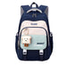 Waterproof Backpack for Kids with Front Pocket Zipper - Blue