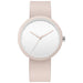 Minimalism Watch Quartz Movement with Slim Case Design - Pink