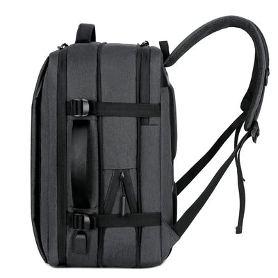 Backpack With USB Port And Expandable Capacity System - WO2MEN