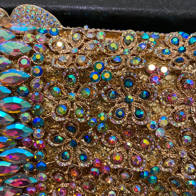 Handbag Minaudiere Crystal Clutch for Evening Events - WO2MEN