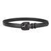 Buckle Belt with Wide Waistband for Everyday Wear - Black
