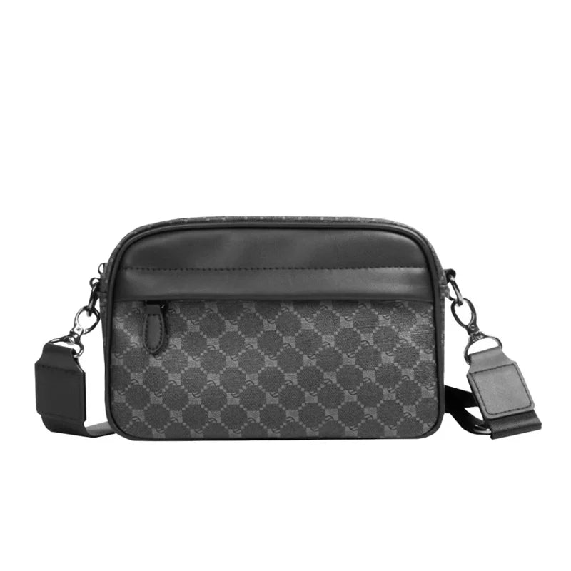 Crossbody Bag with Front Zip Pocket and Strap