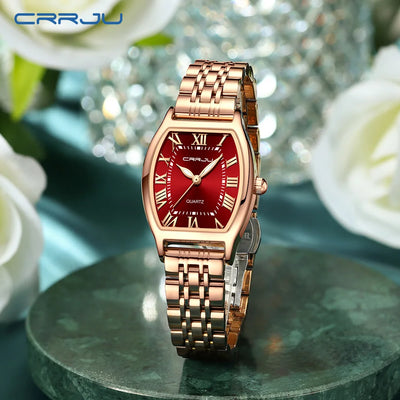 Tonneau Dial Timepiece With Roman Numeral Grace Watch