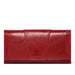 Long Wallet with Zipper And Multiple Card Slots - Red L