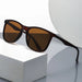 Polarized UV400 Sunglasses for Men Square Frame - Brown