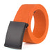 Tactical Outdoor Belt for Men Adjustable Waistband - Orange