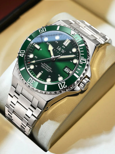 Automatic Diver Watch 300M Water Resistant Luminous