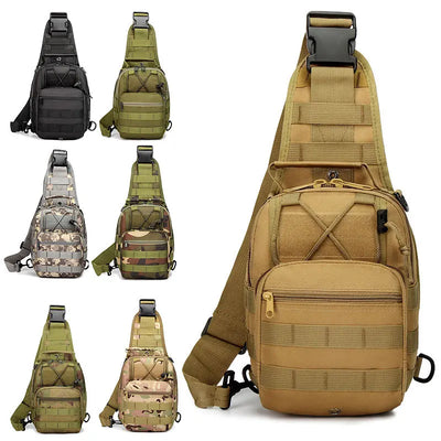 Tactical Sling Backpack Crossbody Bag Waterproof Nylon