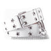 Belt Studded PU Leather Chain with Star Grommets - StarElet White Chain