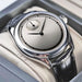 Refined Minimal Timepiece With Subdial Accent Profile - Silver Black