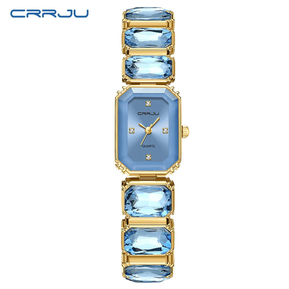 Ornate Gemstone Link Timepiece With Framed Dial Edition
