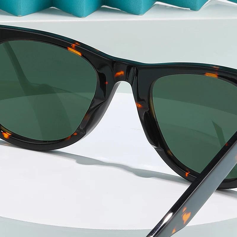 Sunglasses Acetate Frame Gradient Glass Lenses
