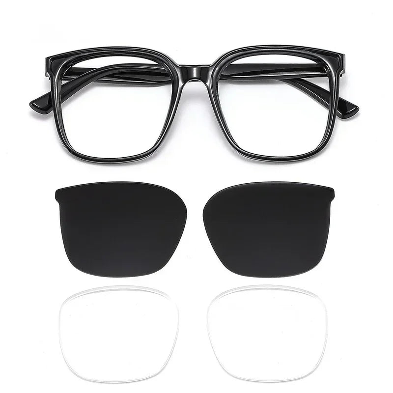 Sunglasses Square Polarized Frame Design Timeless