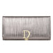 Wallet Bifold Textured Striped Pattern - Grey