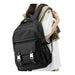 High Capacity Student Backpack with Laptop Pocket - Black