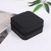 Portable Travel Jewellery Box Organizer Case Compact - Black