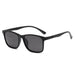 Polarized Sunglasses Square Frame Ultra Light - Black