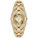 Elegant Bracelet Watch with Roman Dial Details - Gold