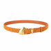 Belt Vintage Style with Gold Buckle - Light Brown