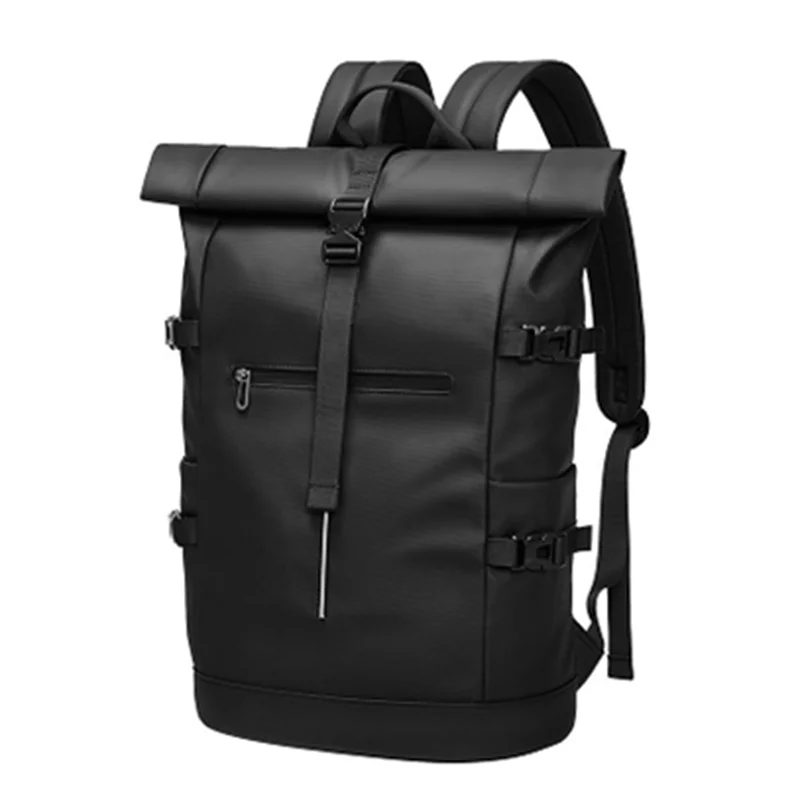 Travel Backpack Roll Top with Front Pocket Spacious