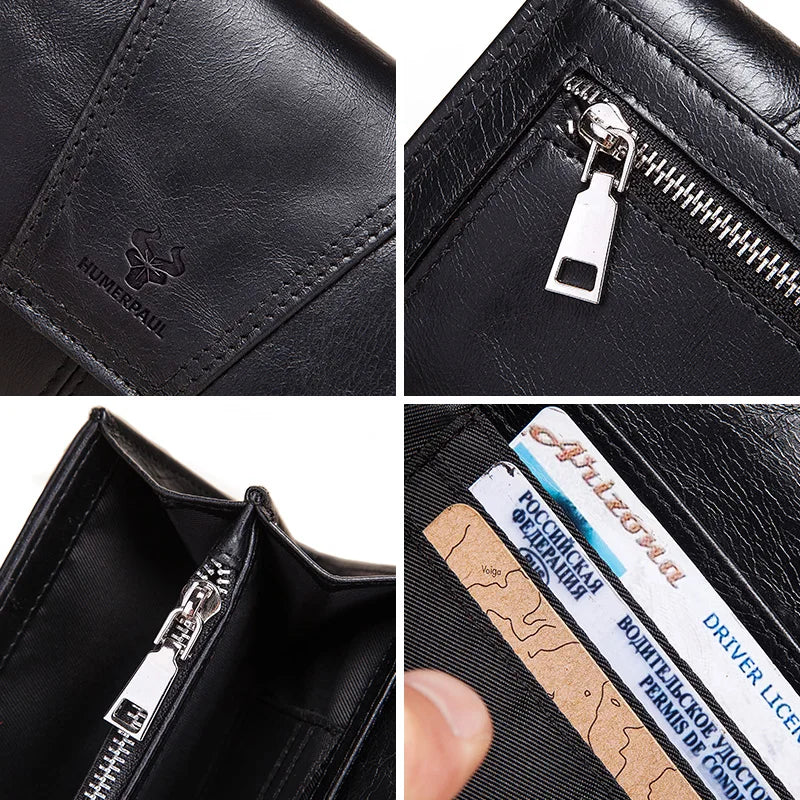 Long Wallet with Zipper And Multiple Card Slots
