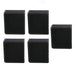 Watch Gift Box Square with Pillow - Five Pieces Matte Black