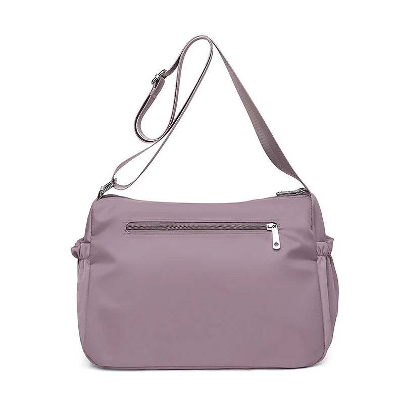 Waterproof Crossbody Tote With Spacious Pocket Layout