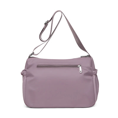 Waterproof Crossbody Tote With Spacious Pocket Layout