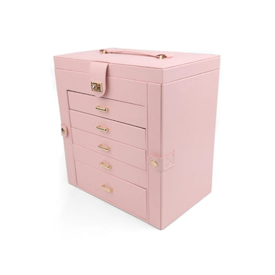 Large Capacity Jewelry Storage Box with Drawers