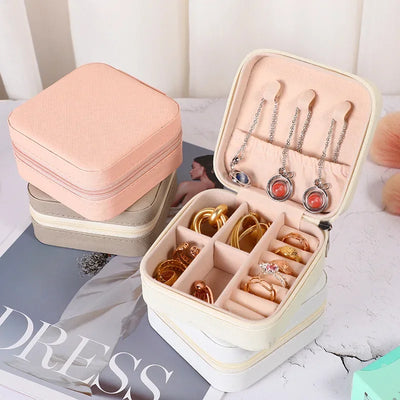 Luxe Petite Jewelry Travel Case for Delicate Treasures