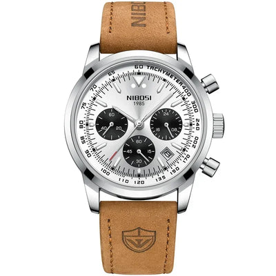 Chronograph Watch with Tachymeter And Subdials