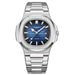 Elegant Quartz Wristwatch for Timeless Everyday Wear - Silver Blue
