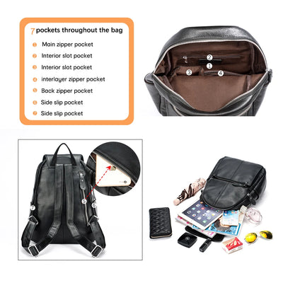 Serene Ridge Backpack With Secure Back Pocket Organizer
