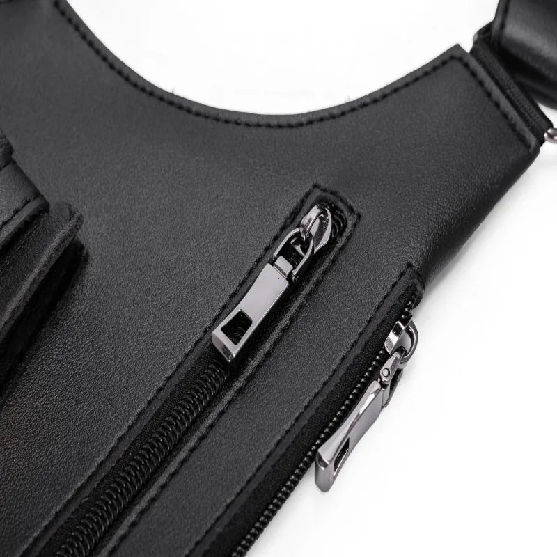 Luxury Tactical Vest Bag with Double Pocket Design