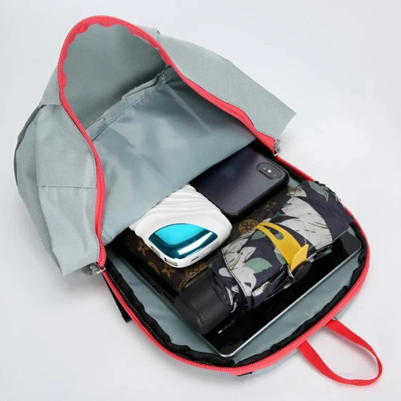 Patchwork Pattern Backpack Outdoor Casual Style