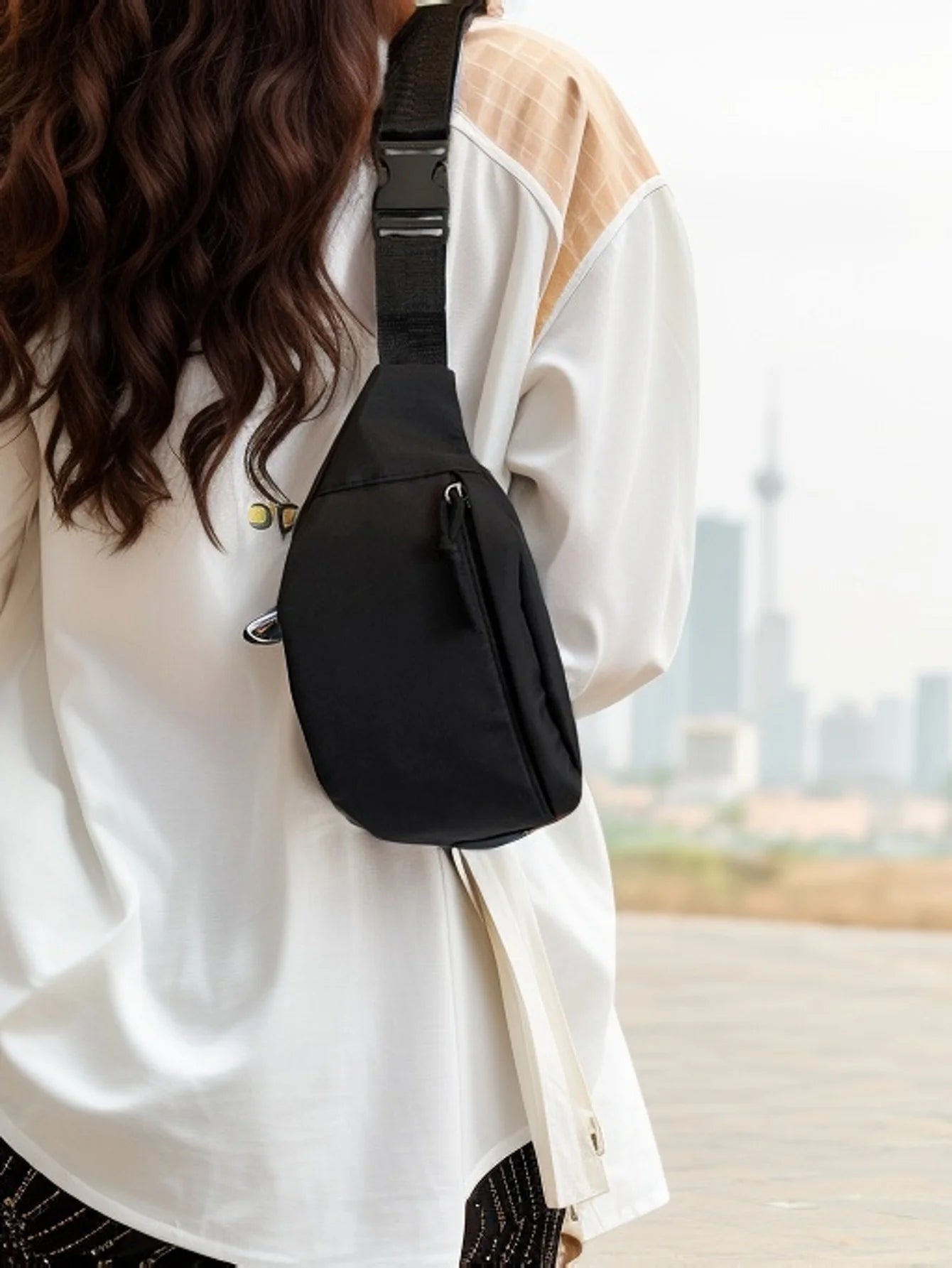 Waist Bag Crossbody Large Capacity Everyday Use