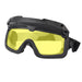 Tactical Goggles with Helmet Mode And Head Mode - Blk Yellow Lens
