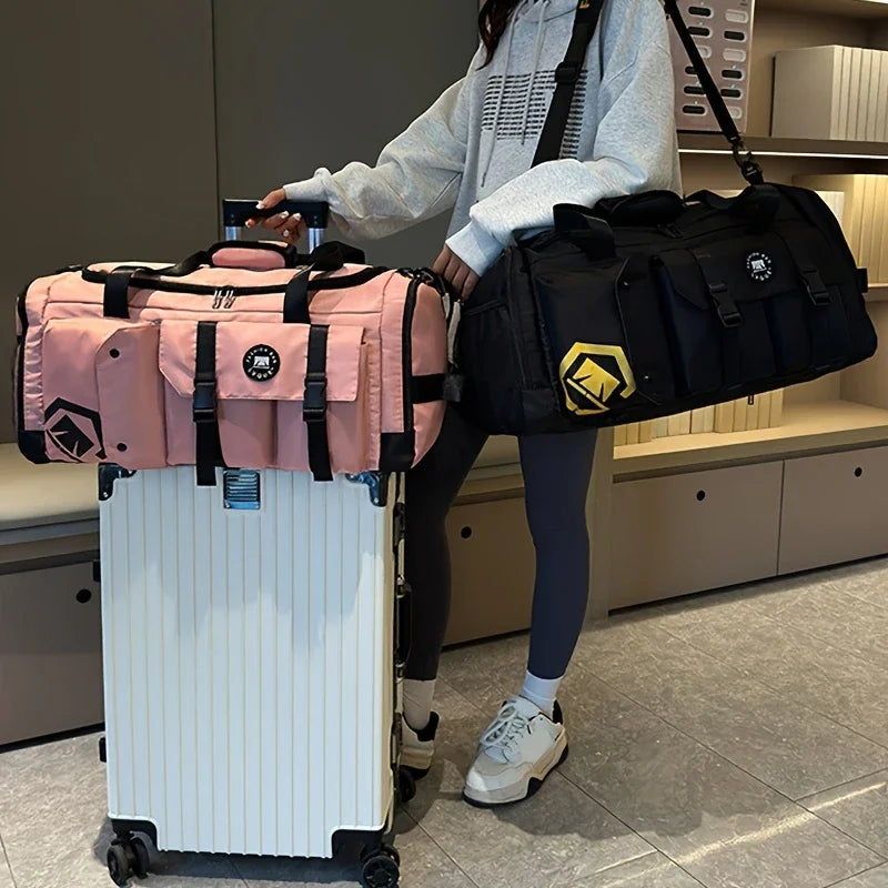 Backpack For Outdoors With Dual Pocket System Straps - WO2MEN