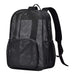 Mesh Breathable Backpack Front Pocket Large Capacity - Black