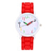 Watch Pencil Design Digital Quartz Movement Everyday - Red
