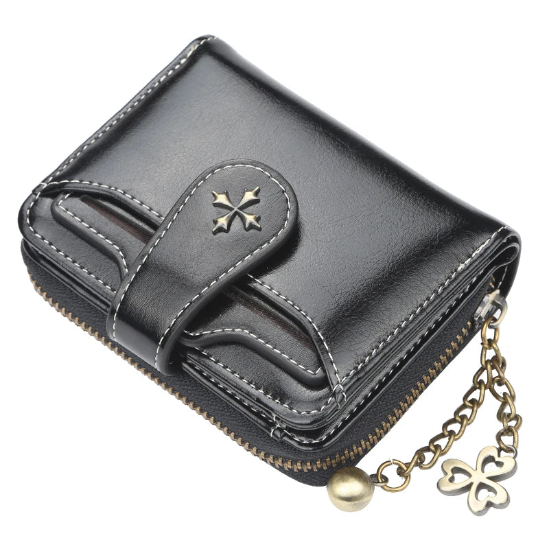 Wallet With Card Slots And Zipper Coin Pocket