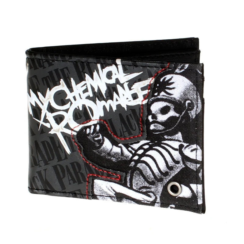 Wallet Card Holder Geometric Print Cartoon Pattern