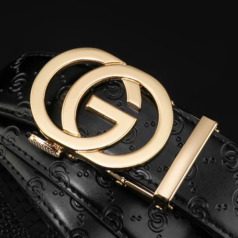 Belt with Double Ring Buckle and Minimal Design